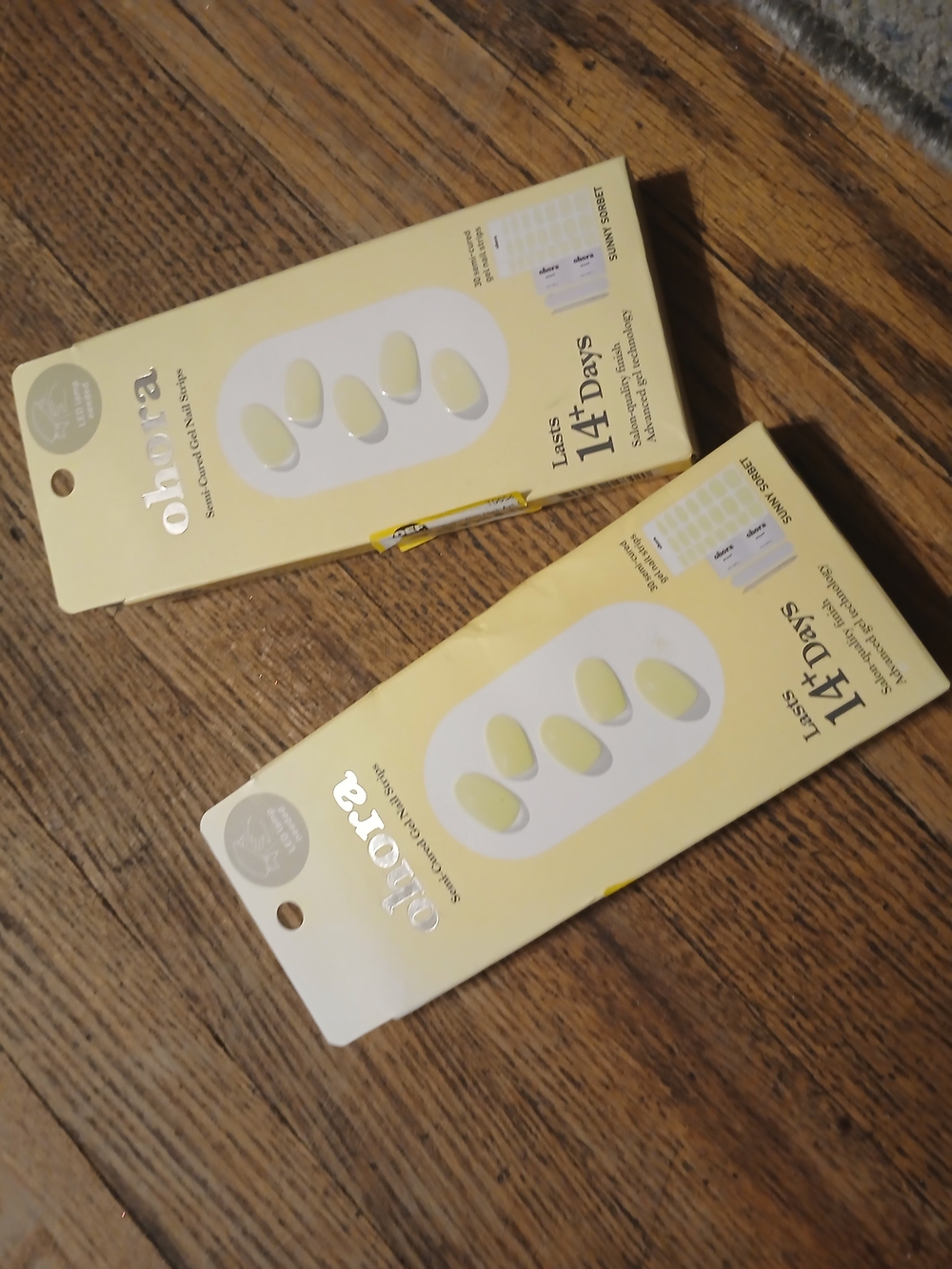 Ohora Olara Pale Yellow Press-On Nails - 14+ Days Wear
